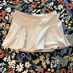 White, cheer skort from Varsity Spirit.